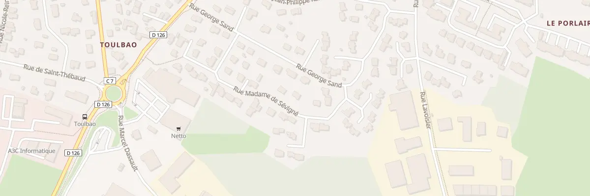 Plan du 8 Rue Madame de Sevigne à Saint-Avé