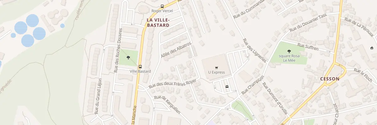 Plan du 5 Rue Charles Collin à Saint-Brieuc