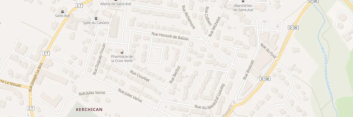Plan du 4 Rue Berlioz à Saint-Avé