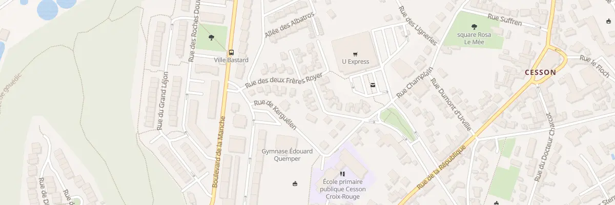Plan du 19 Rue Jules Verne à Saint-Brieuc