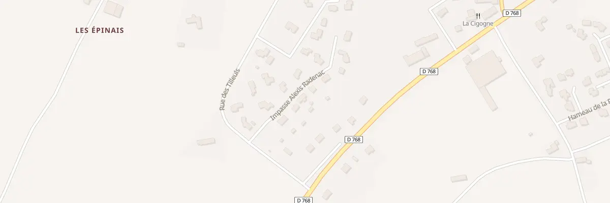 Plan du 6 Imp Alexis Radenac à La Motte
