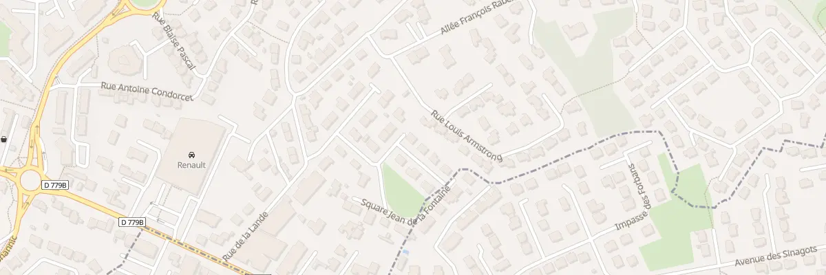 Plan du 7 Sq Jean de La Fontaine à Vannes