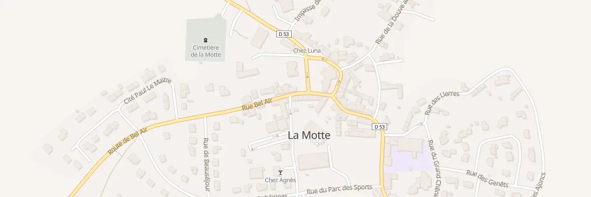 Plan du 1 Rue Joseph Dupré à La Motte