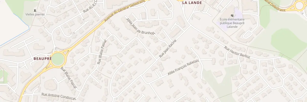 Plan du 19 Rue Racine à Vannes