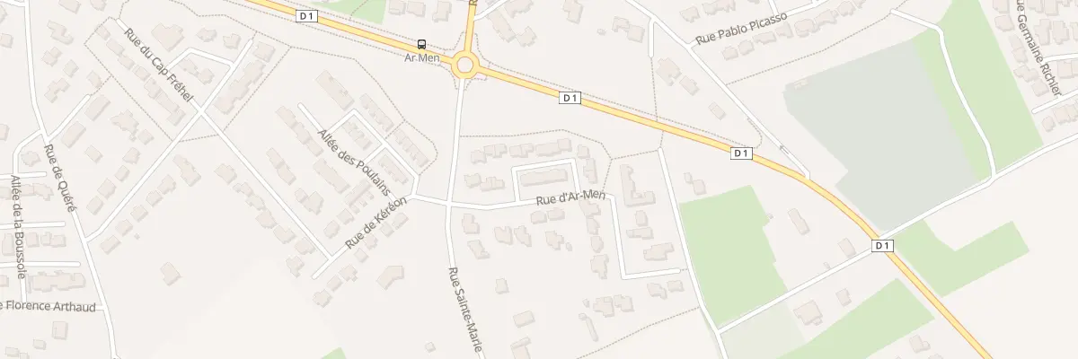 Plan du 33 Rue d’Ar-Men à Trégueux
