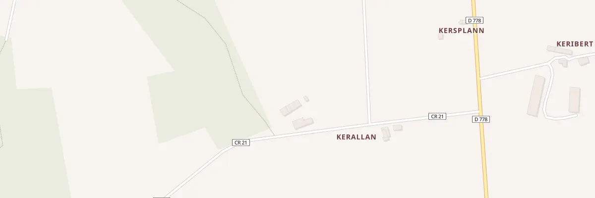 Plan du 5222 Kerallan à Saint-Jean-Brévelay