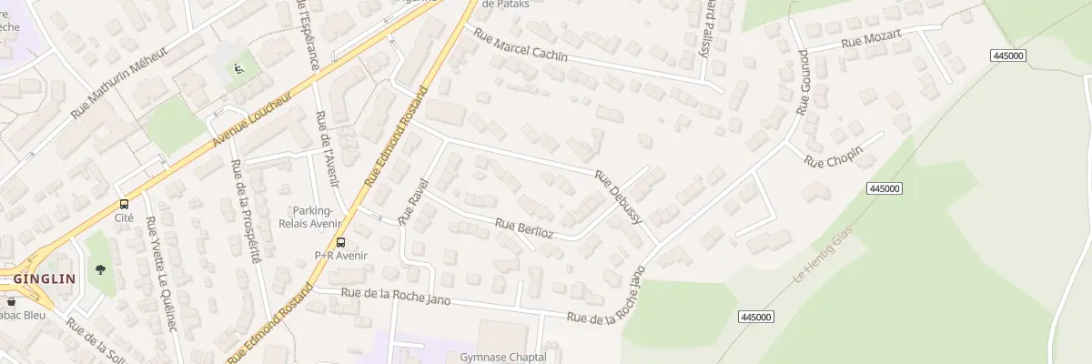 Plan du 12 Rue Debussy à Saint-Brieuc