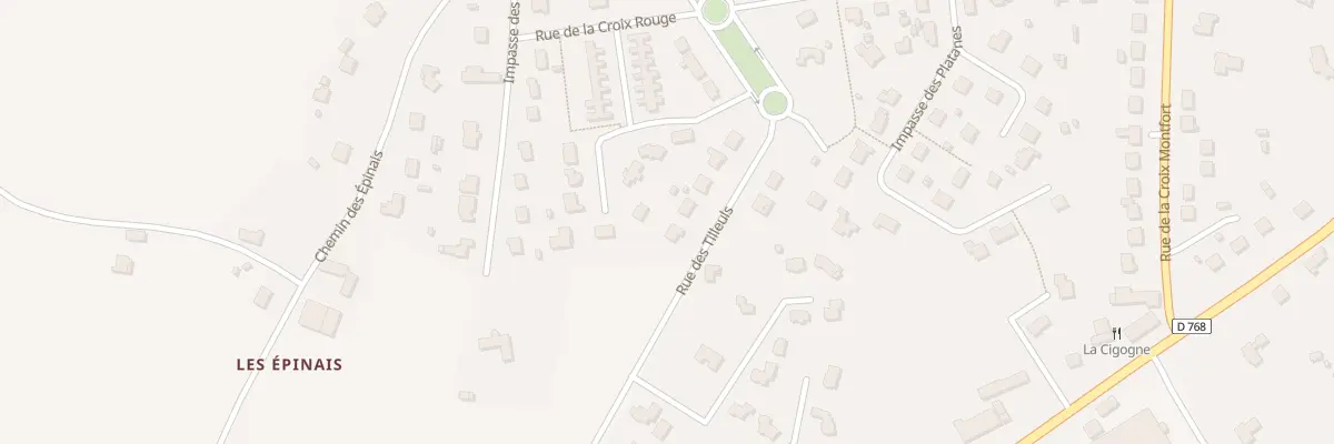 Plan du 22 Rue des Tilleuls à La Motte