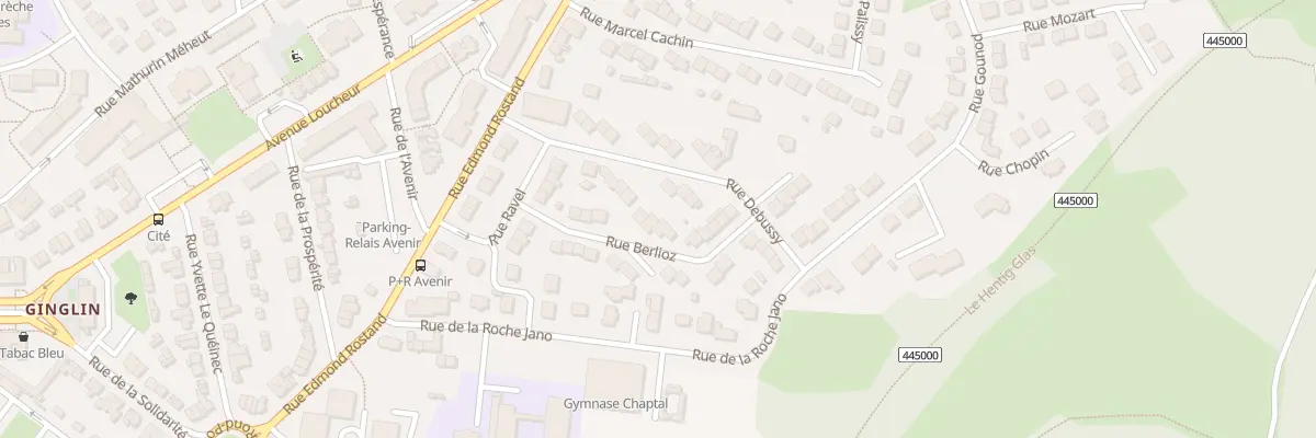 Plan du 11 Rue Berlioz à Saint-Brieuc