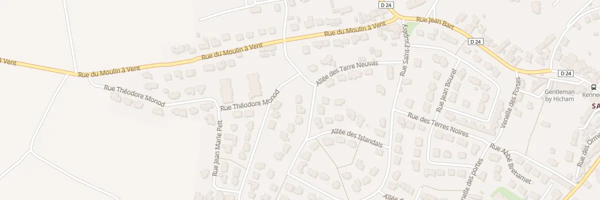 Plan du 8 Rue des Terre Neuvas à Plérin