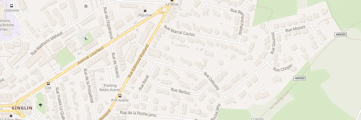 Plan du 9 Rue Debussy à Saint-Brieuc