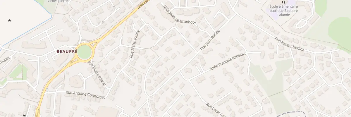Plan du 13 Rue Racine à Vannes