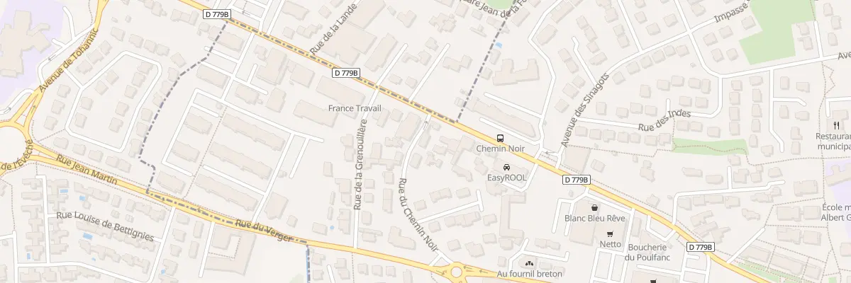 Plan du 7 Rue du Chemin Noir à Séné
