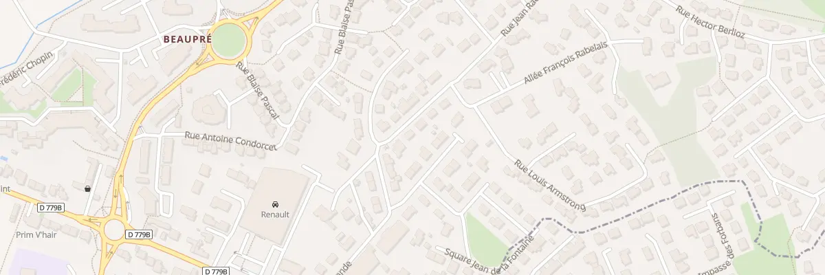 Plan du 4 Rue Racine à Vannes