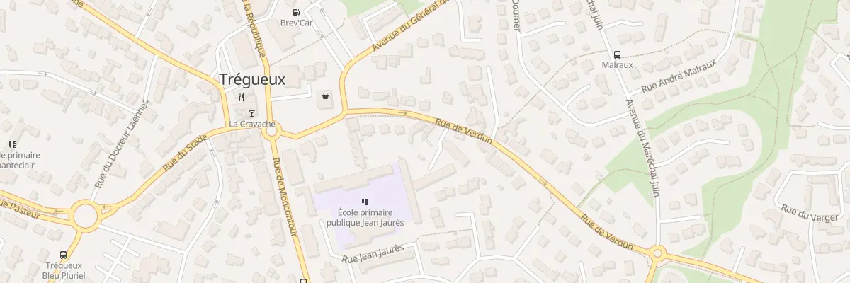 Plan du 20 Rue de Verdun à Trégueux