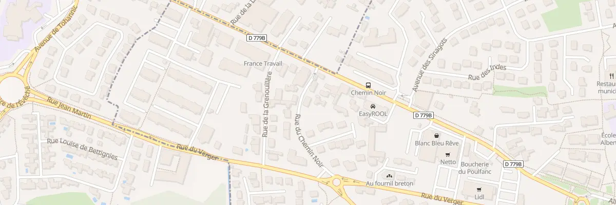 Plan du 5 Rue du Chemin Noir à Séné