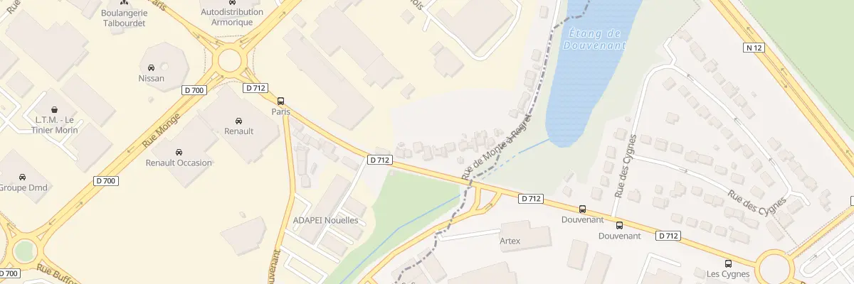 Plan du 87 Rue de Paris à Saint-Brieuc