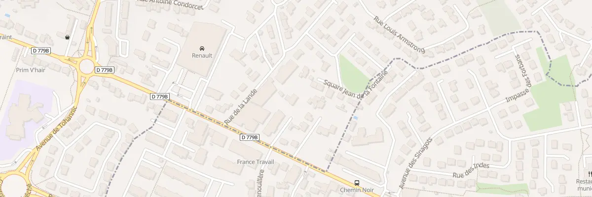 Plan du 8B Rue de la Lande à Vannes