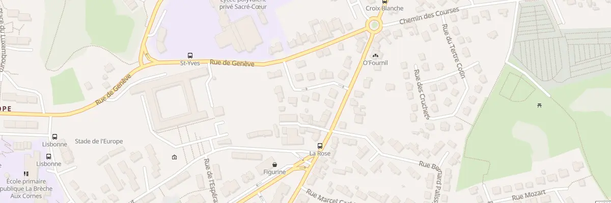 Plan du 8 Rue des Corsaires à Saint-Brieuc