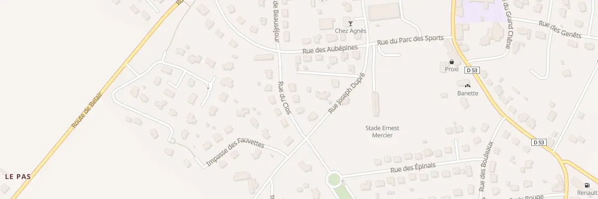 Plan du 7 Rue le Clos à La Motte