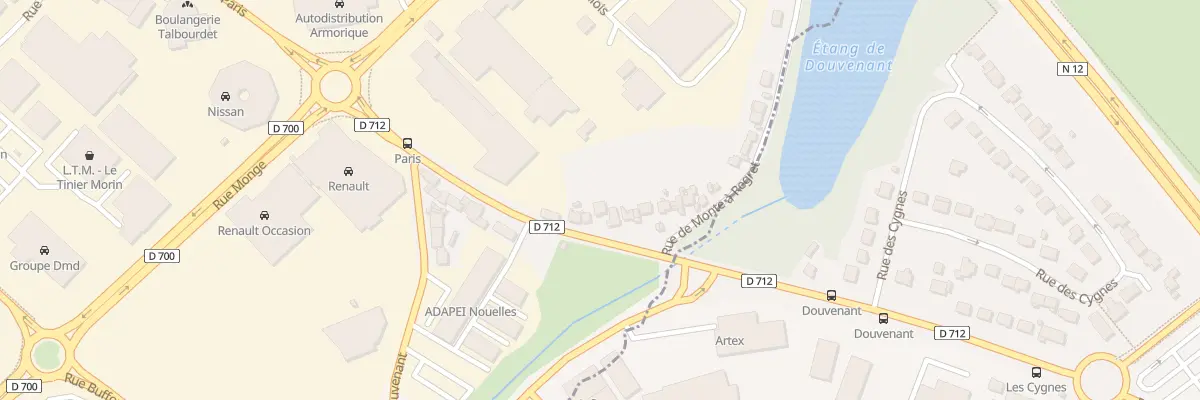 Plan du 85 Rue de Paris à Saint-Brieuc