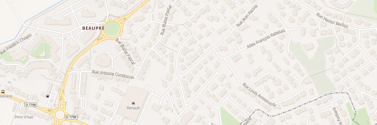 Plan du 3 Rue Racine à Vannes