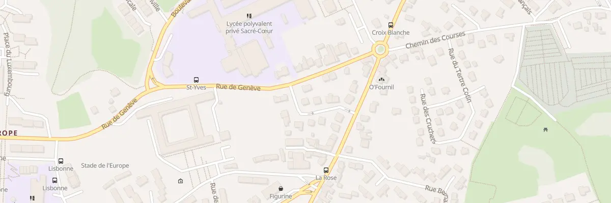 Plan du 1 Rue des Corsaires à Saint-Brieuc