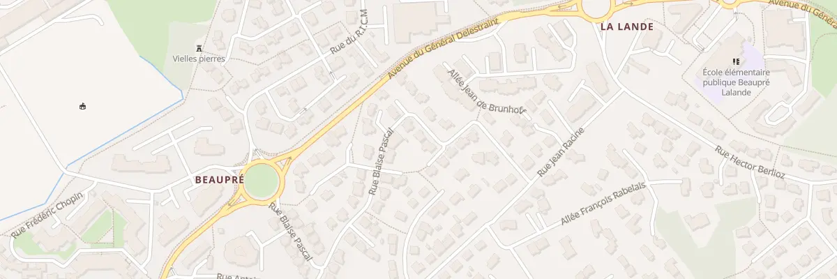 Plan du 19 Rue Blaise Pascal à Vannes