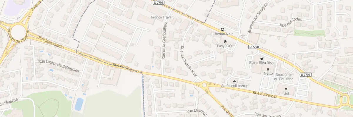 Plan du 4 Rue du Chemin Noir à Séné