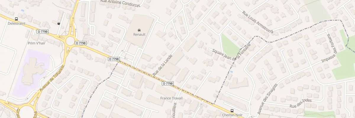 Plan du 8 Rue de la Lande à Vannes