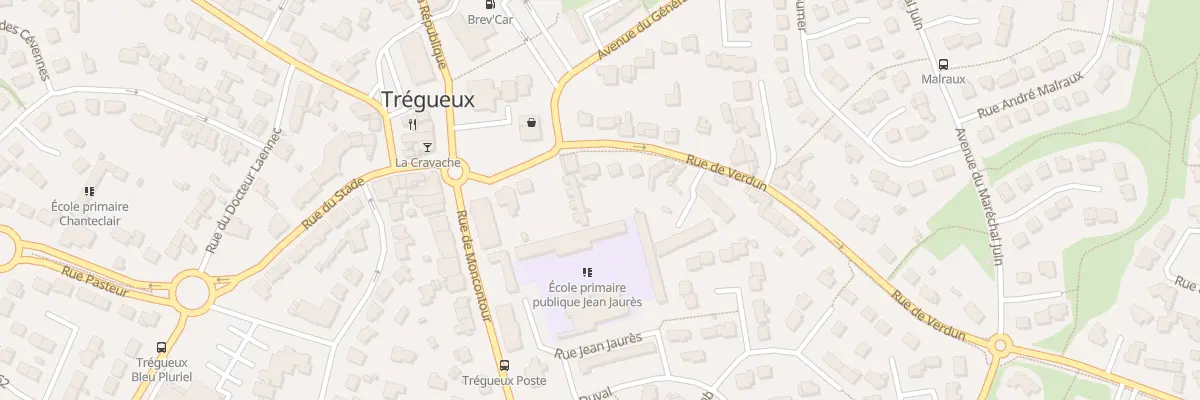 Plan du 12 Rue de Verdun à Trégueux