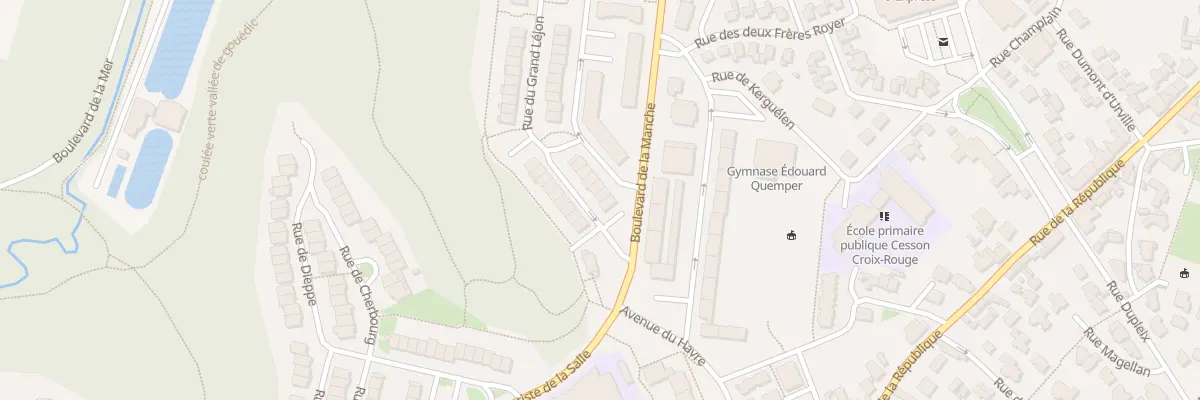 Plan du 3 Rue des Roches Douvres à Saint-Brieuc