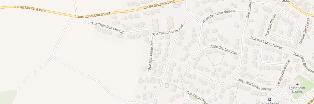 Plan du 3 Rue Jean Marie Pelt à Plérin