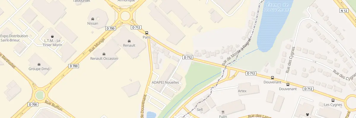 Plan du 88 Rue de Paris à Saint-Brieuc