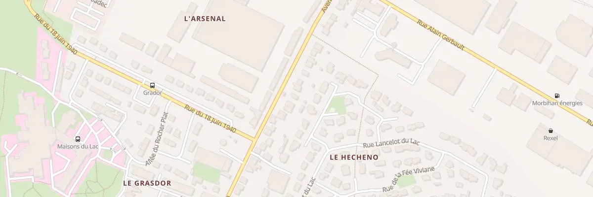 Plan du 146 Av de Verdun à Vannes