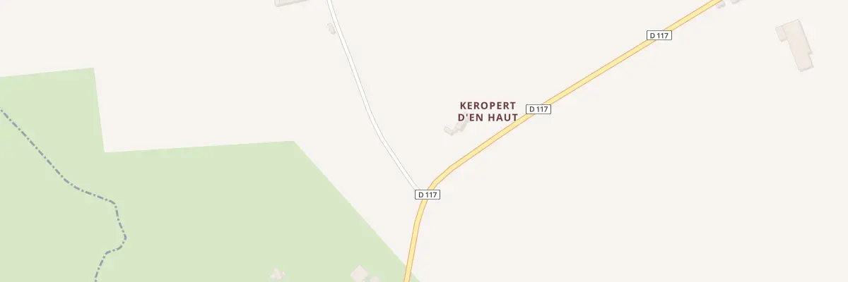 Plan du 2 Keropert à Radenac