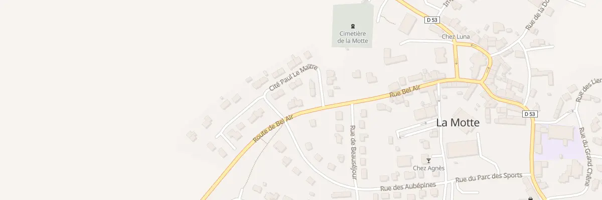 Plan du 13 Cite Paul le Maitre à La Motte