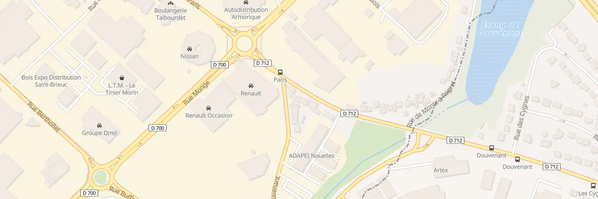 Plan du 76 Rue de Paris à Saint-Brieuc