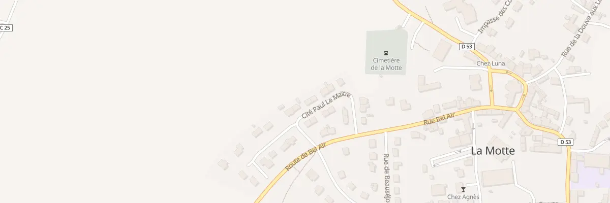 Plan du 4 Cite Paul le Maitre à La Motte