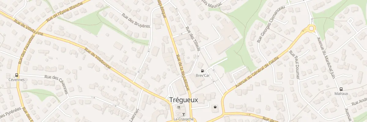Plan du 7 Rue de la République à Trégueux