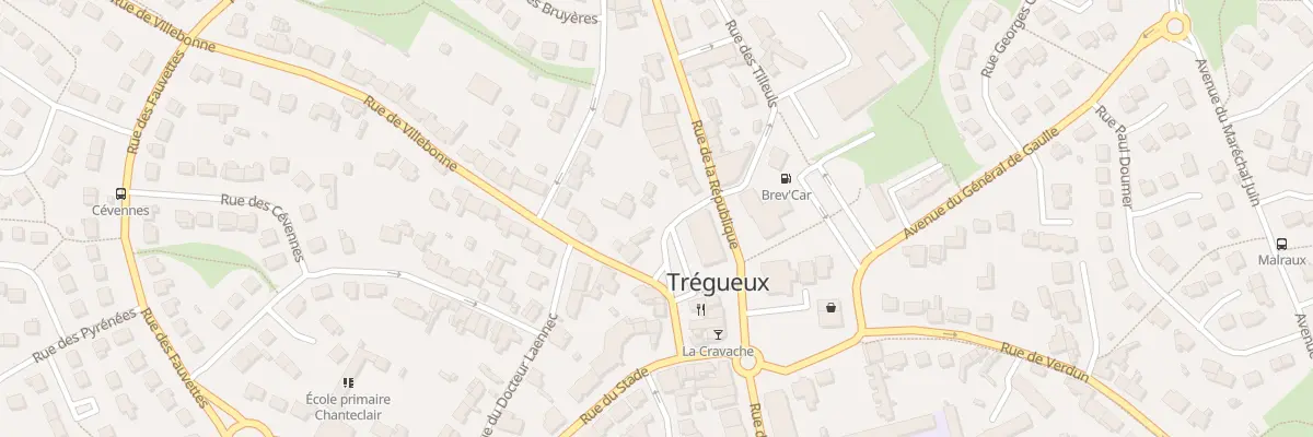 Plan du 4 Rue de la République à Trégueux