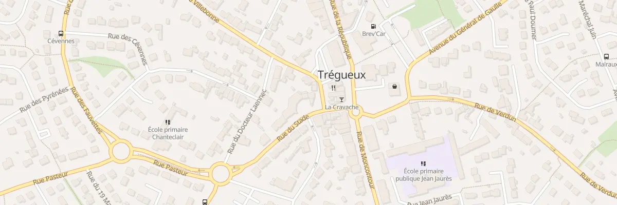 Plan du 4 Rue Marcel Rault à Trégueux