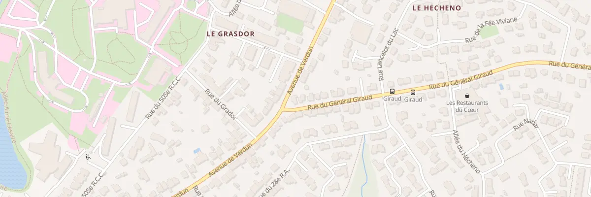Plan du 106 Av de Verdun à Vannes