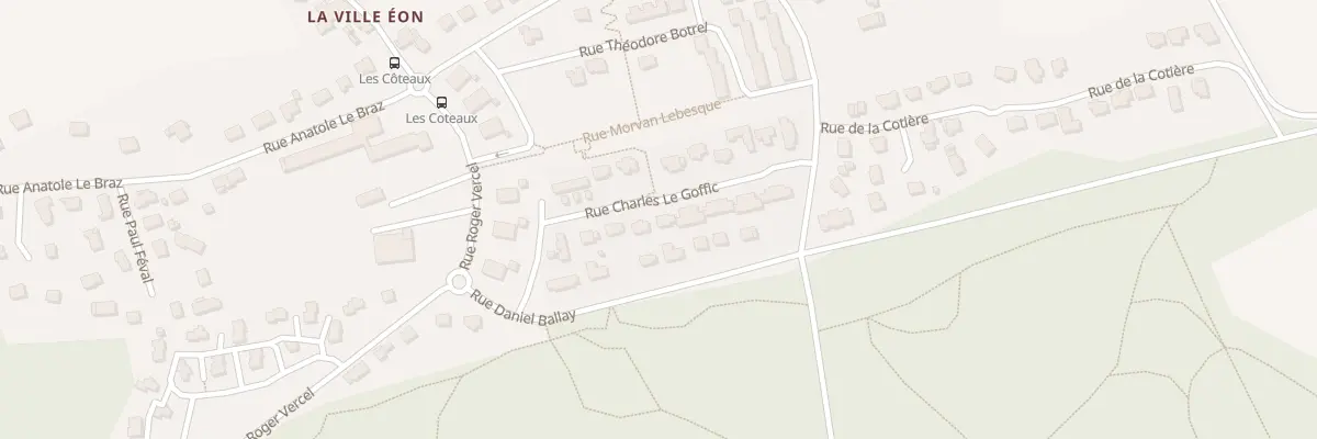 Plan du 8 Rue Charles Le Goffic à Plédran