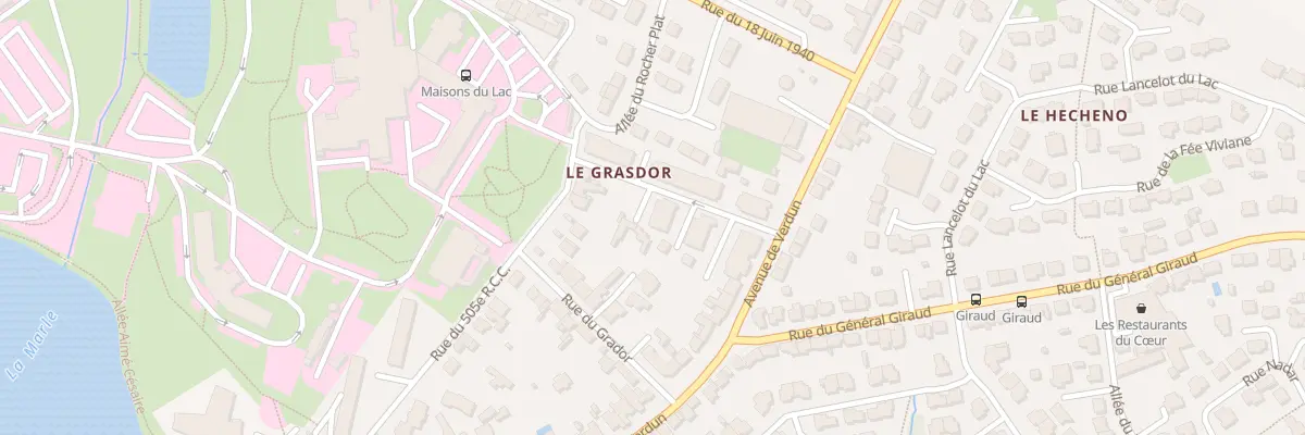 Plan du 163E Av de Verdun à Vannes