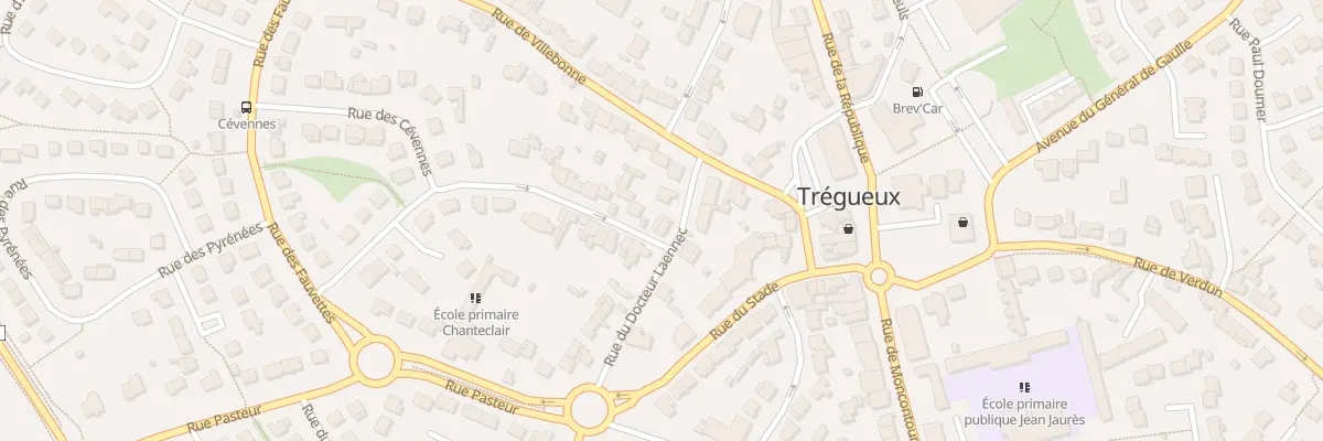 Plan du 6 Rue du Docteur Laennec à Trégueux