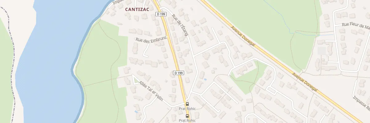 Plan du 6 Rue de Cantizac à Séné