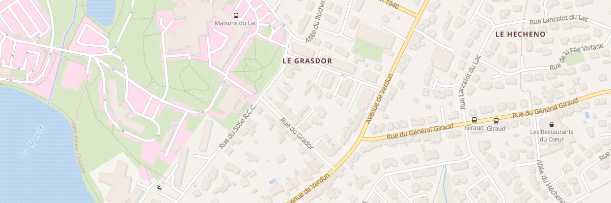 Plan du 16 Rue du Grador à Vannes