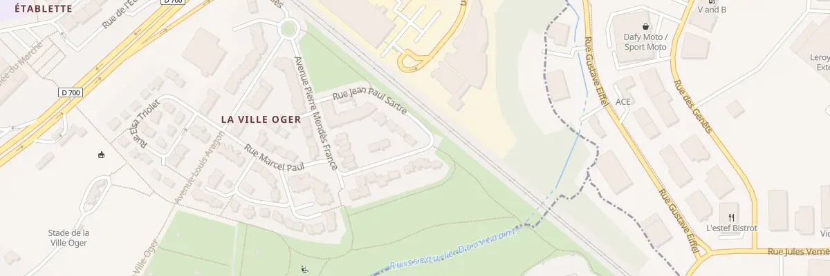 Plan du 16 Rue Jean-Paul Sartre à Saint-Brieuc