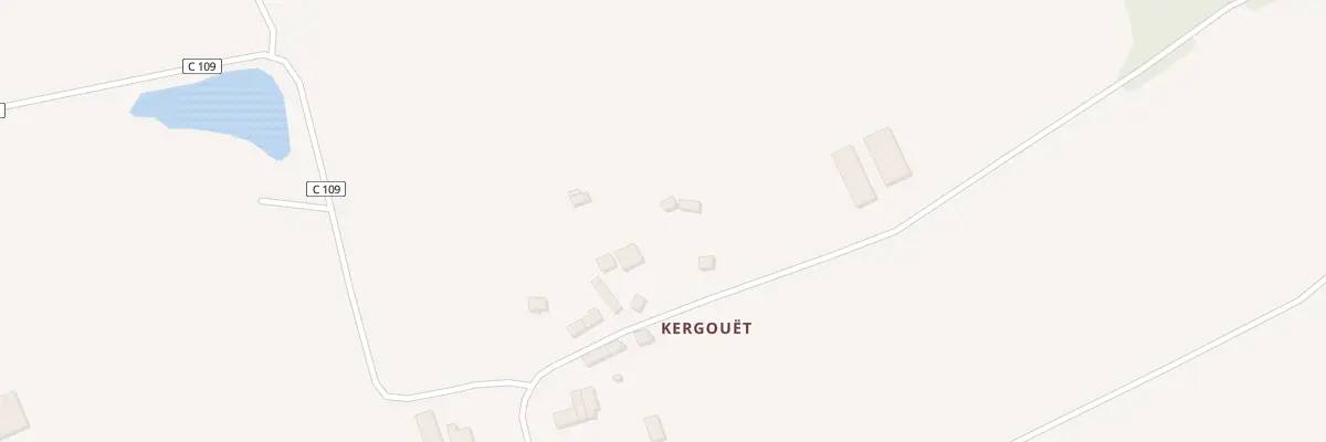 Plan du 23 Kergouët à Crédin